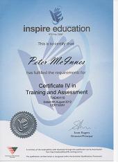 Certificate IV Training Assessment upgrade